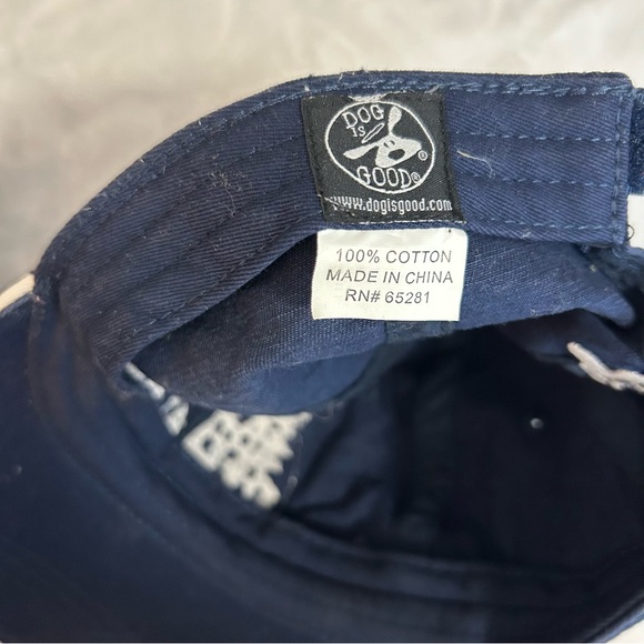 Dog is Good ‘Never Walk Alone' Cap Adjustable Ball Cap OS Dog Lover Casual - Picture 7 of 8